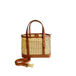 Raffia-mini bag
